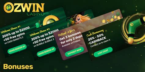 Ozwin Casino Bonuses .